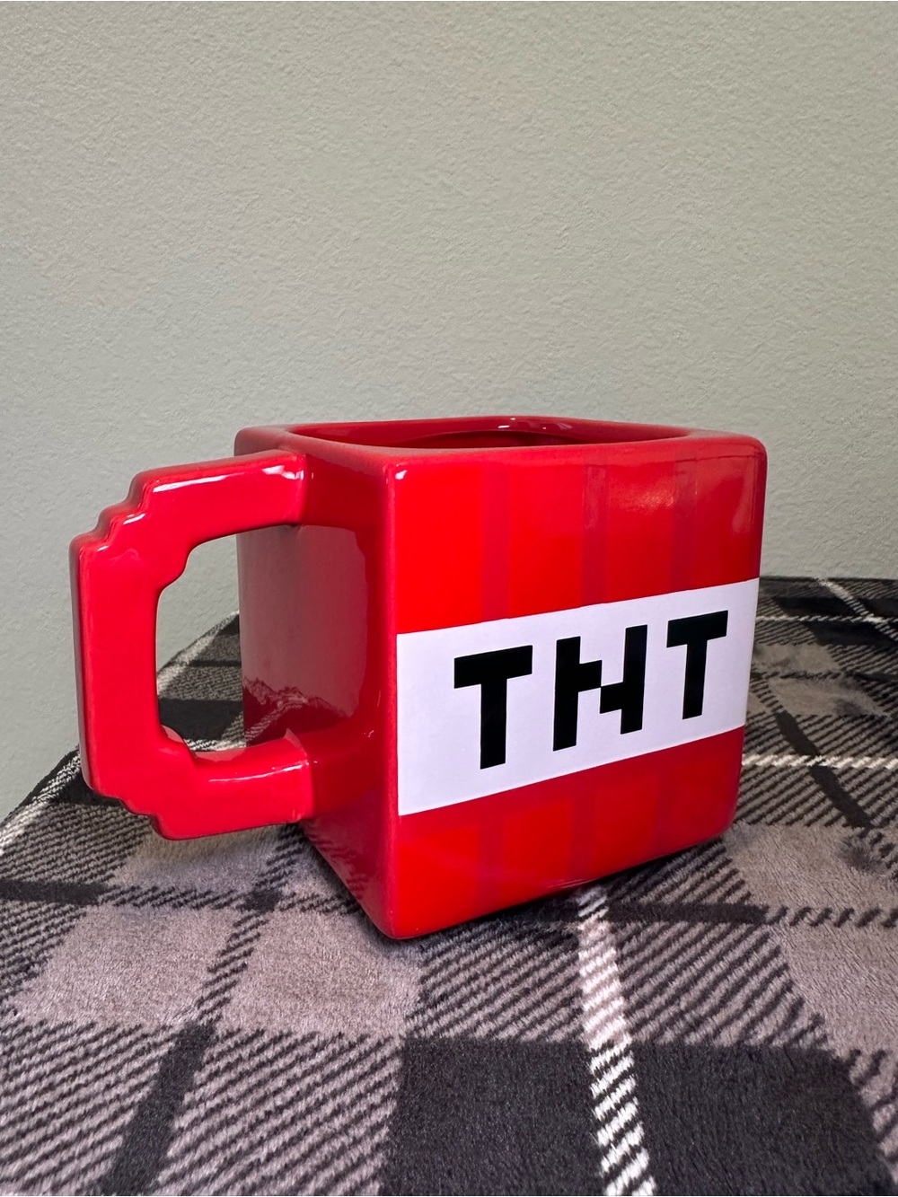 Minecraft🧨 Zak! TNT Red Ceramic Square Mug